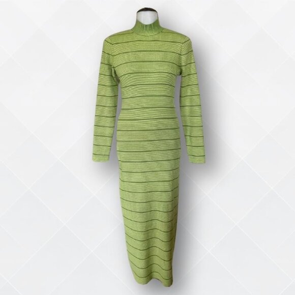 💚 House of Aama x Target Mock-Neck Midi Dress – Size XS – WDS-100055 - Picture 1 of 5